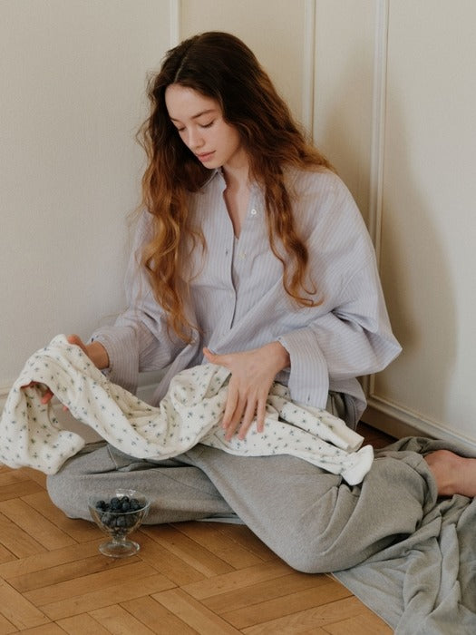Wconcept_Depound grape sweat pants - melange grey