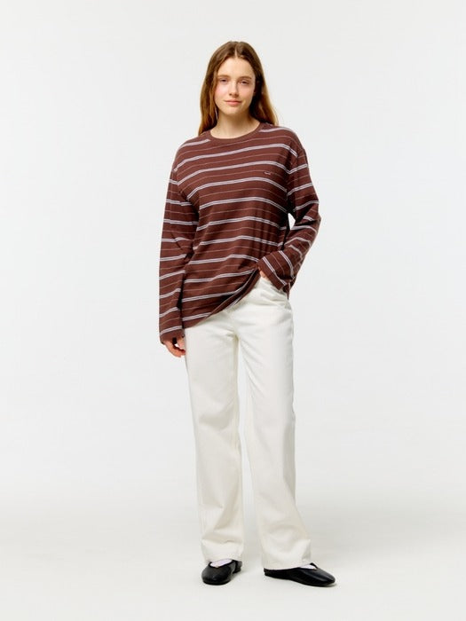 Wconcept_Depound signature semi wide denim pants - white