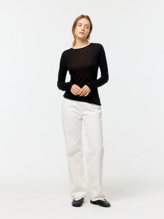 Wconcept_Depound layered t-shirt - black