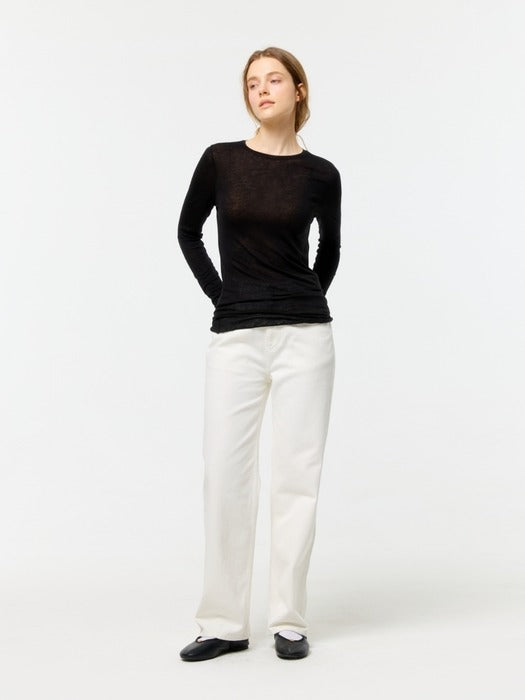 Wconcept_Depound layered t-shirt - black