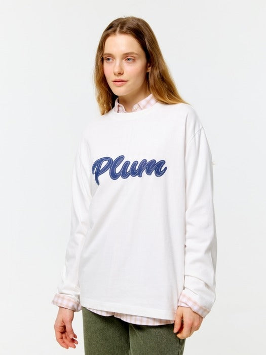 Wconcept_Depound plum t-shirt - ivory