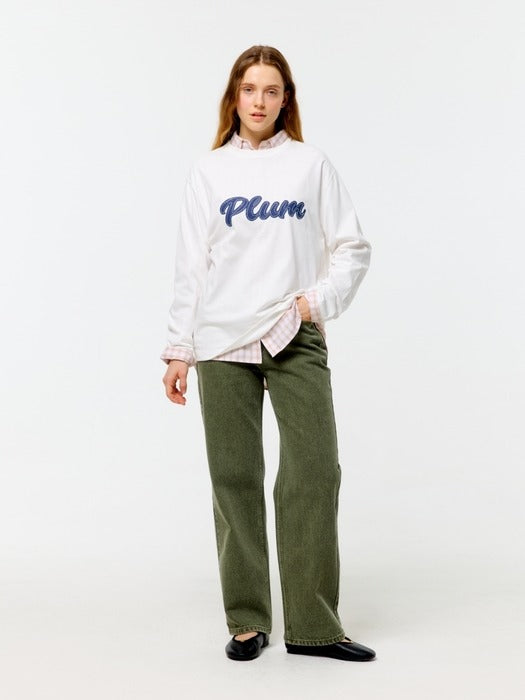 Wconcept_Depound plum t-shirt - ivory