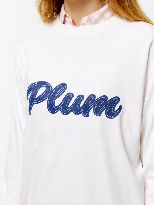 Wconcept_Depound plum t-shirt - ivory
