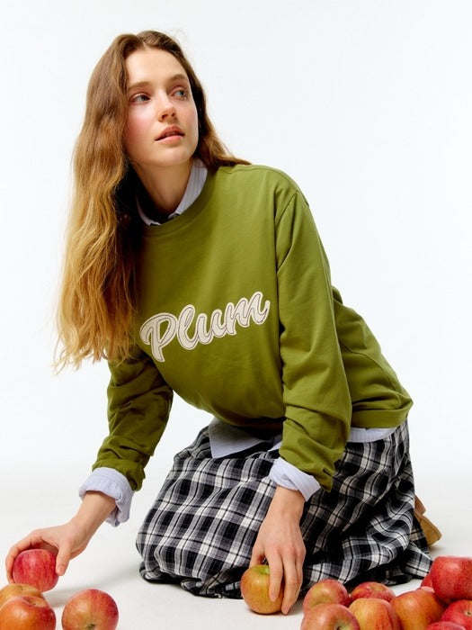 Wconcept_Depound plum t-shirt - olive