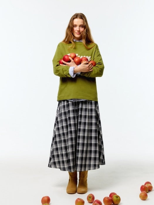 Wconcept_Depound plum t-shirt - olive