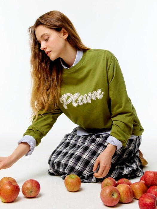 Wconcept_Depound plum t-shirt - olive