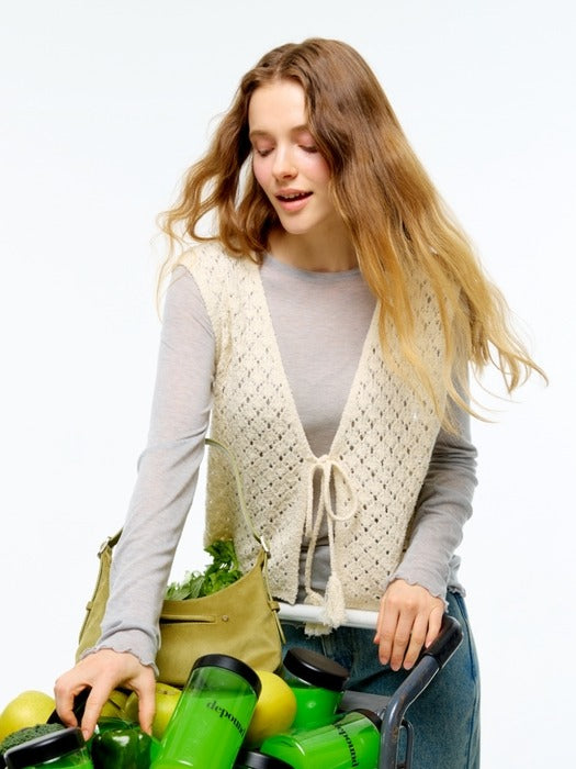 Wconcept_Depound dia skashi vest - ivory