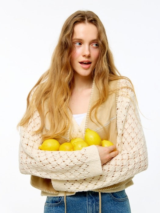 Wconcept_Depound dia skashi cardigan - ivory