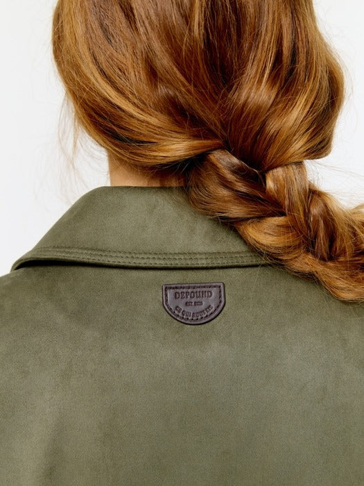 Wconcept_Depound suede half jacket - light khaki
