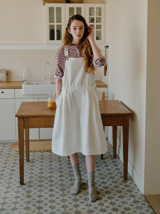 Wconcept_Depound denim overall one-piece - ivory