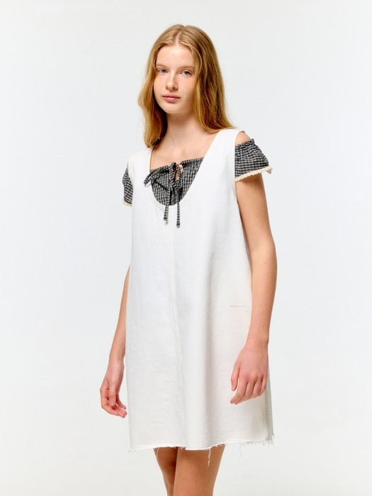 Wconcept_Depound a line denim one-piece - ivory