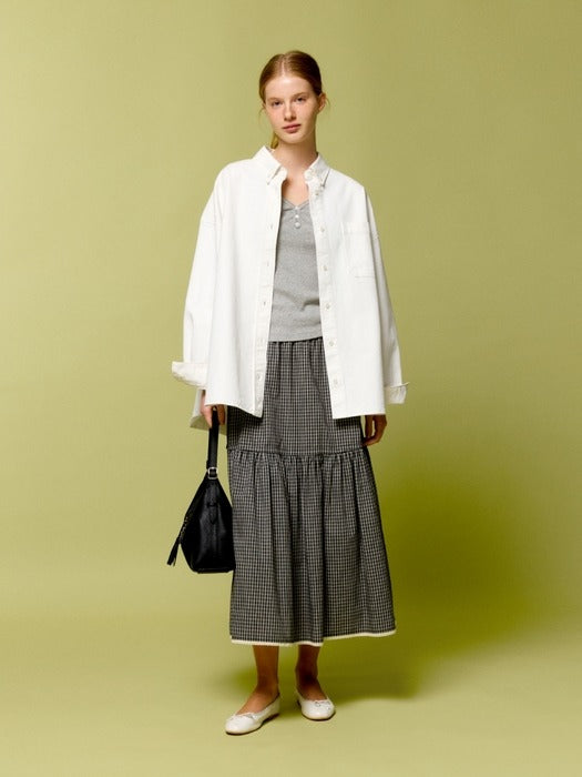 Wconcept_Depound pocket denim shirts - ivory