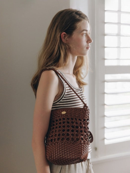 Wconcept_Depound handcrafted weaving bag - S