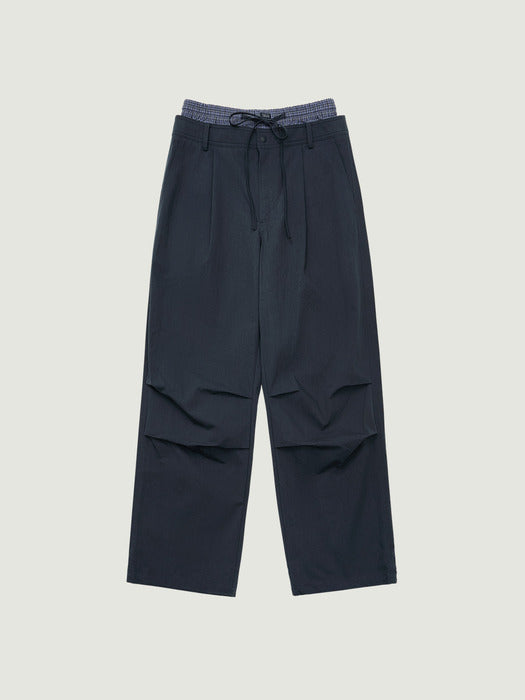 Grove 26Ss Madison Layered Pants (Navy)