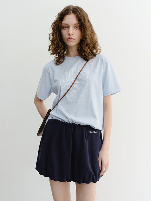Dunst Unisex Cupid Arch Logo T-Shirt Soft Blue