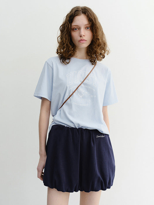 Dunst Unisex Cupid Arch Logo T-Shirt Soft Blue