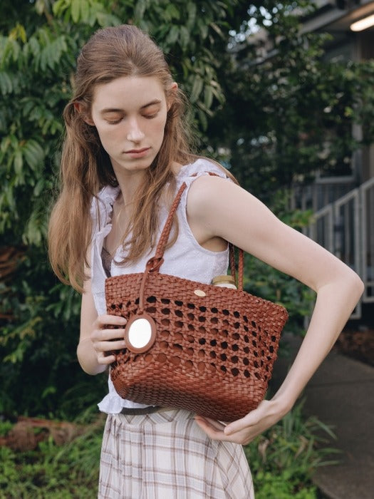 Wconcept_Depound handcrafted weaving bag - M
