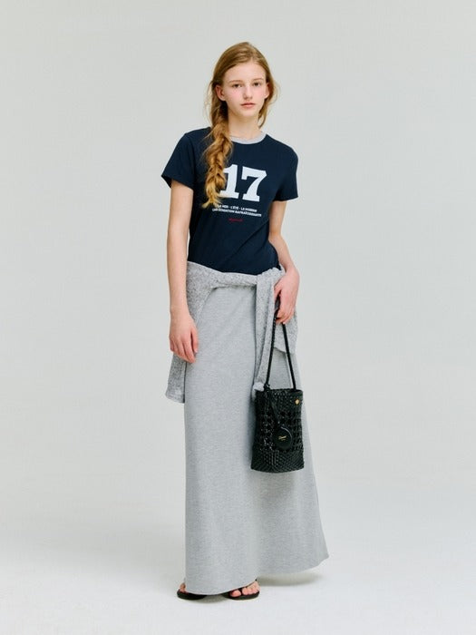 Wconcept_Depound no.17 graphic slim t-shirt - navy