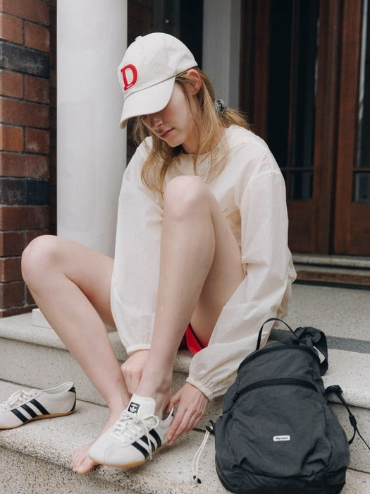 Wconcept_Depound sheer nylon hooded windbreak - butter