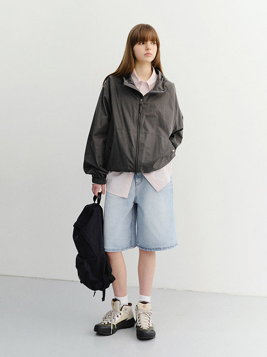 [dunst] Relaxed Bermuda Denim Shorts Light BLUE_UDPA6B247B1