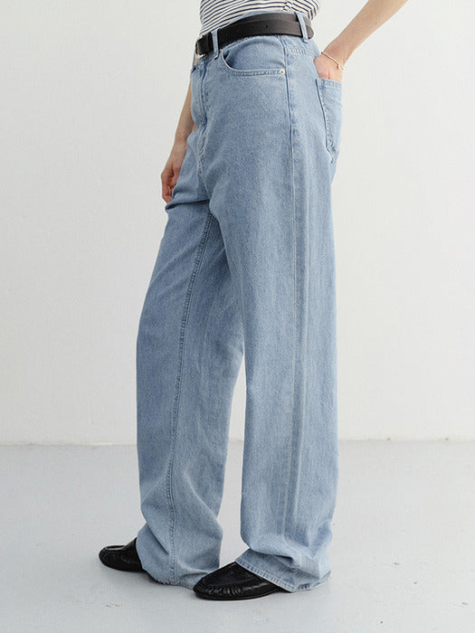 Dunst Summer Straight Jeans Light Blue