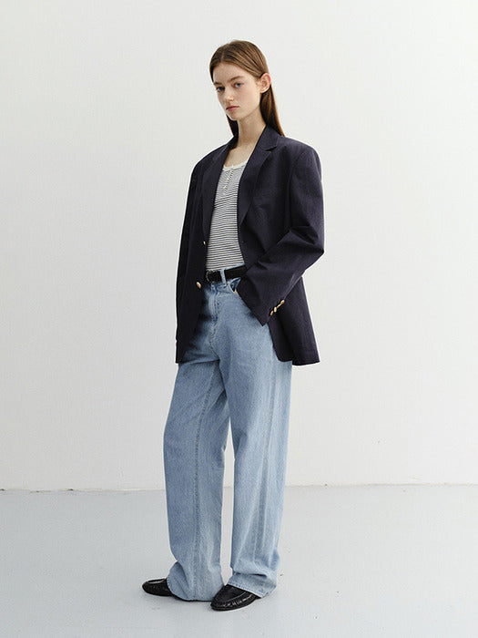 Dunst Summer Straight Jeans Light Blue