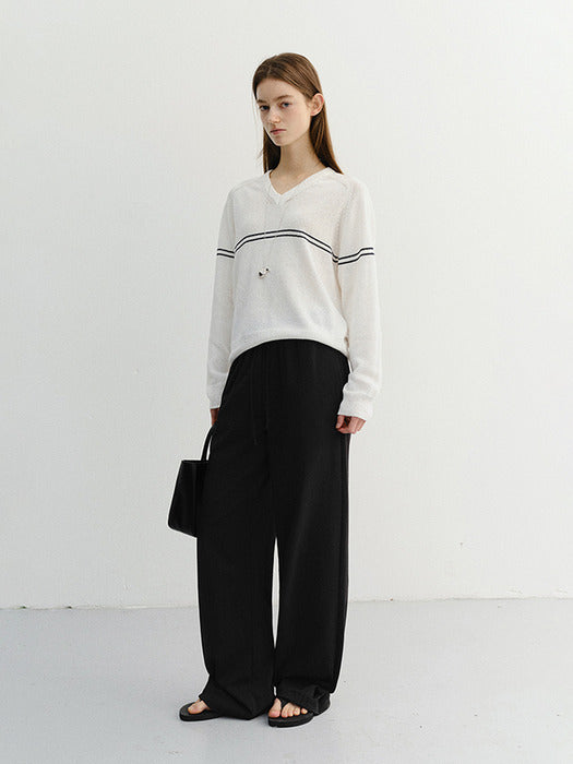 Dunst Summer Wide Jogger Pants Black