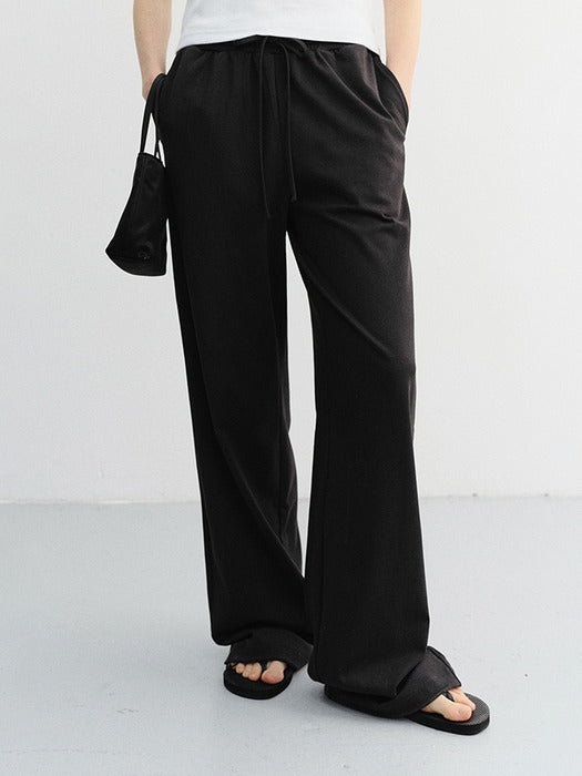 Dunst Summer Wide Jogger Pants Black