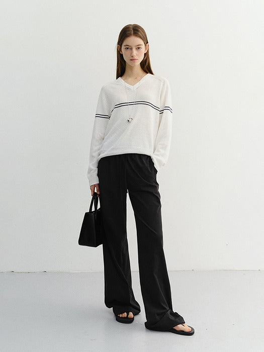 Dunst Summer Wide Jogger Pants Black