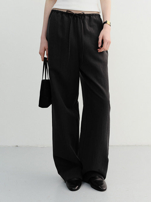 Dunst Summer String Pants Black