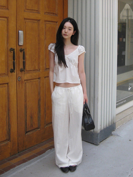 Dunst Summer String Pants Ivory
