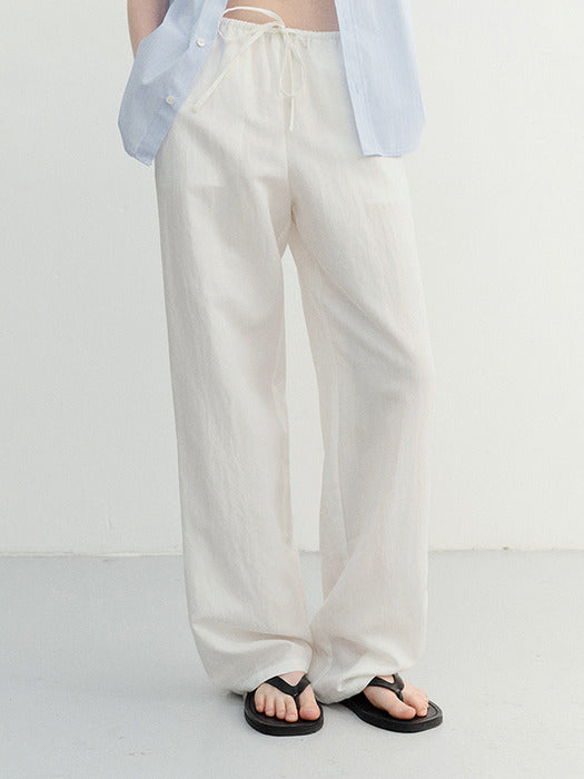 Dunst Summer String Pants Ivory