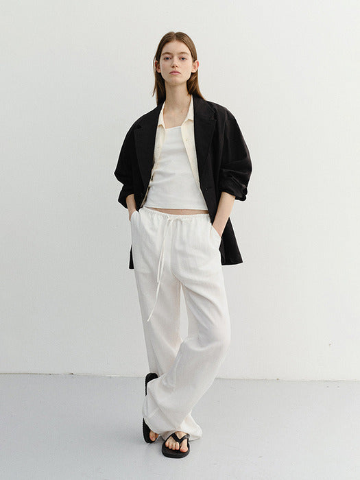 Dunst Summer String Pants Ivory