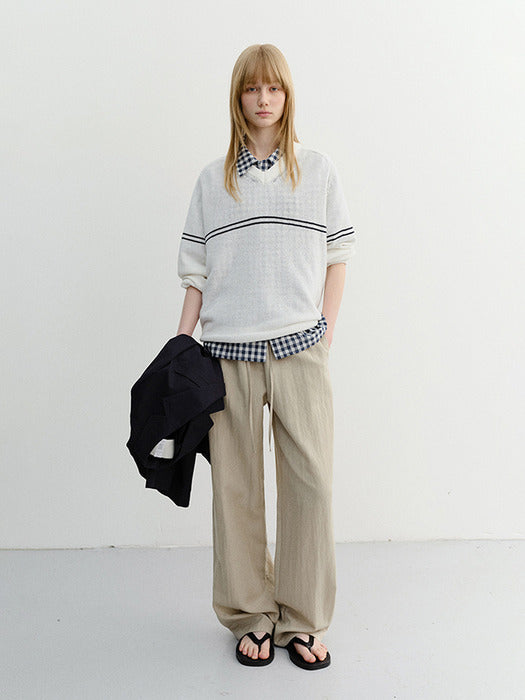 [dunst] Summer String Pants BEIGE_UDPA6B221I2