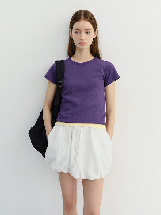 Dunst Essential T-Shirt Plum