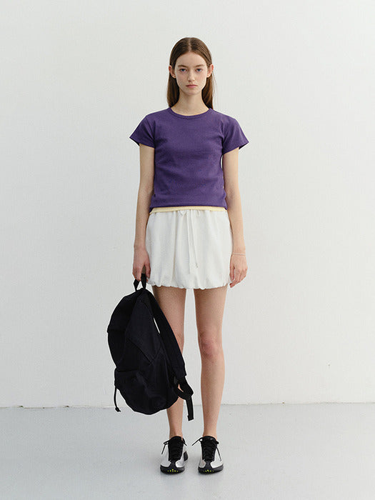 Dunst Essential T-Shirt Plum