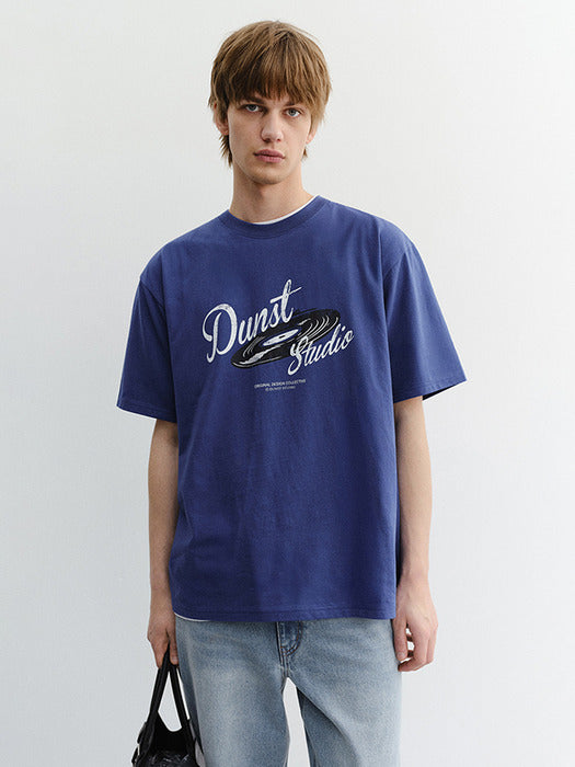 Dunst Unisex Vinyl T-Shirt Blue