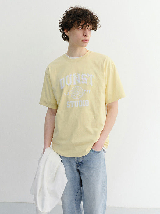 Dunst Unisex Classic Logo T-Shirt Lemon