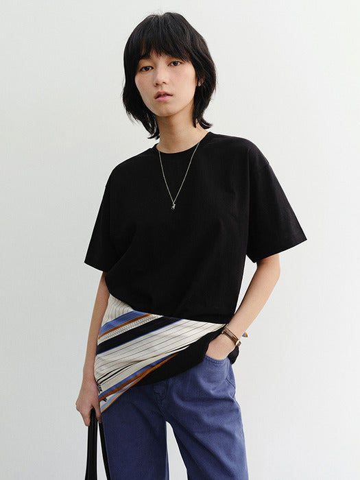 Dunst Unisex Essential Loose T-Shirt Black