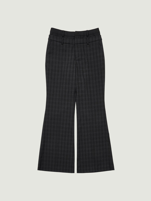Grove 26Ss Janell Layered Pants (Black)
