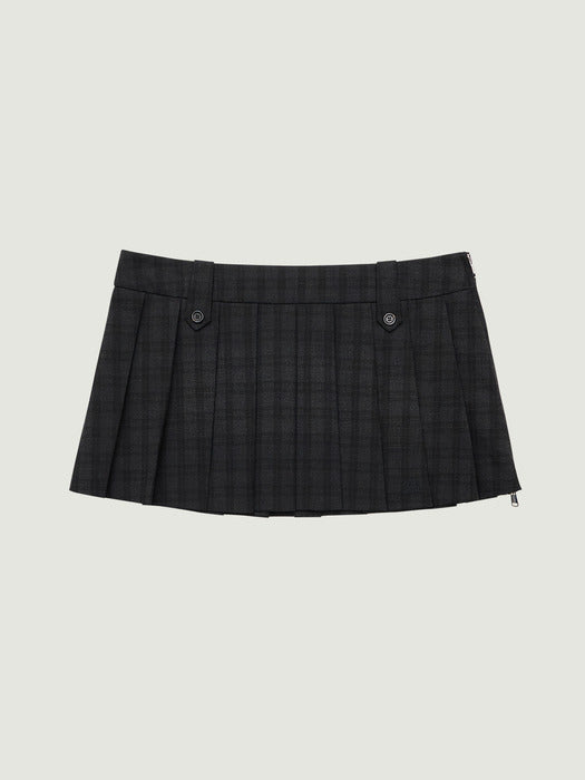 [grove] 26Ss Janell Layered Skirt (Black)