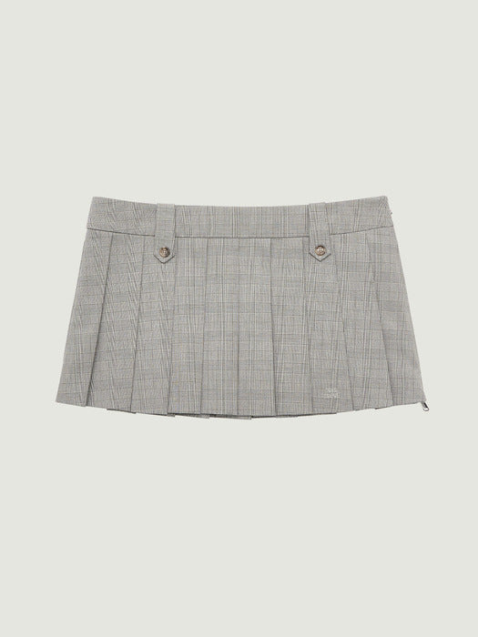Grove 26Ss Janell Layered Skirt (Gray)
