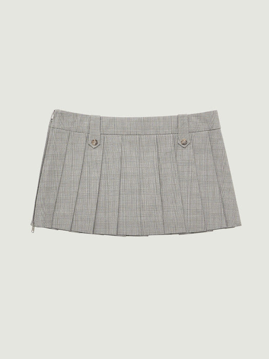 Grove 26Ss Janell Layered Skirt (Gray)