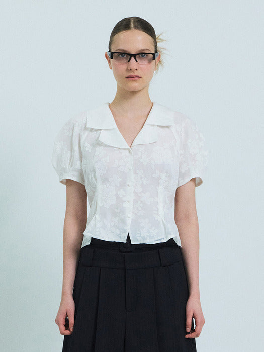 Grove 26Ss Rosel Blouse (White)