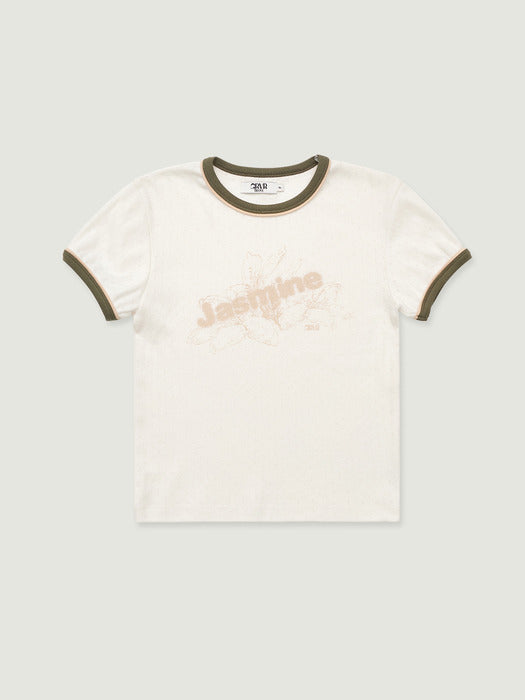 Grove 26Ss Jasmine H/S T-Shirt (Cream)