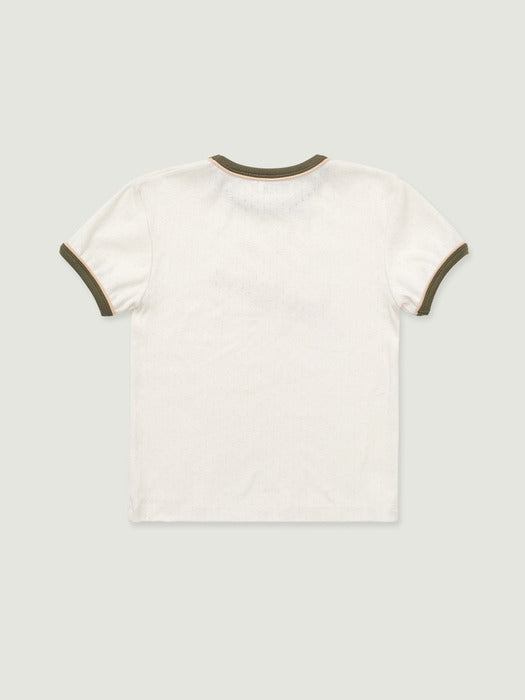 Grove 26Ss Jasmine H/S T-Shirt (Cream)