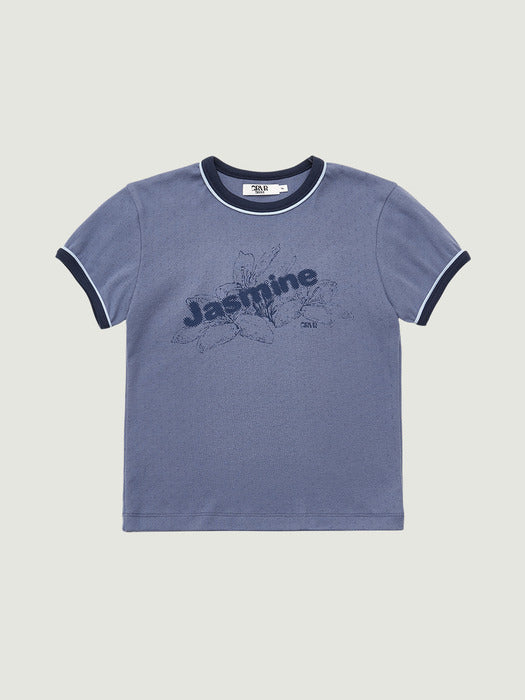 Grove 26Ss Jasmine H/S T-Shirt (Navy)