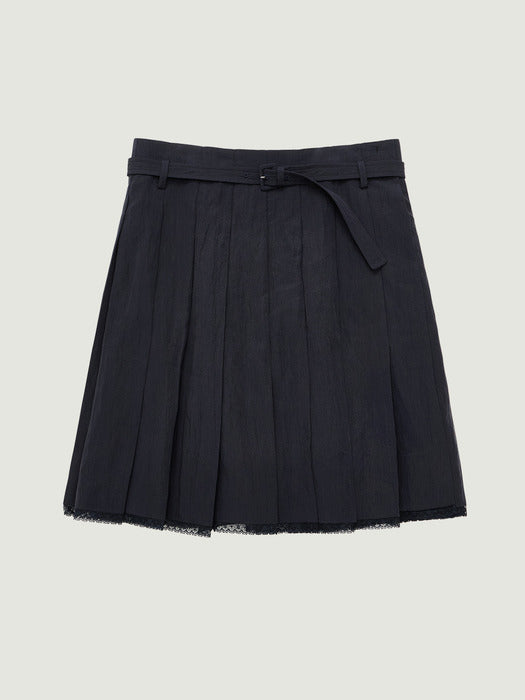 Grove 26Ss Ines Midi Skirt (Navy)