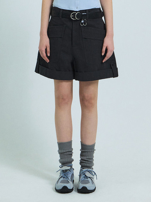 Grove 26Ss Field Pocket Shorts (Charcoal)