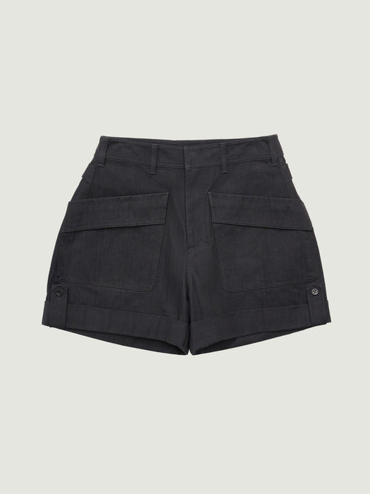 Grove 26Ss Field Pocket Shorts (Charcoal)